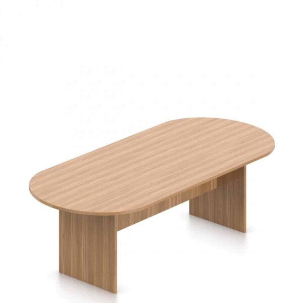 8ft racetrack conference table - Image 6