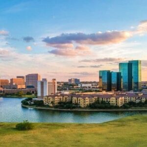 irving, texas skyline.